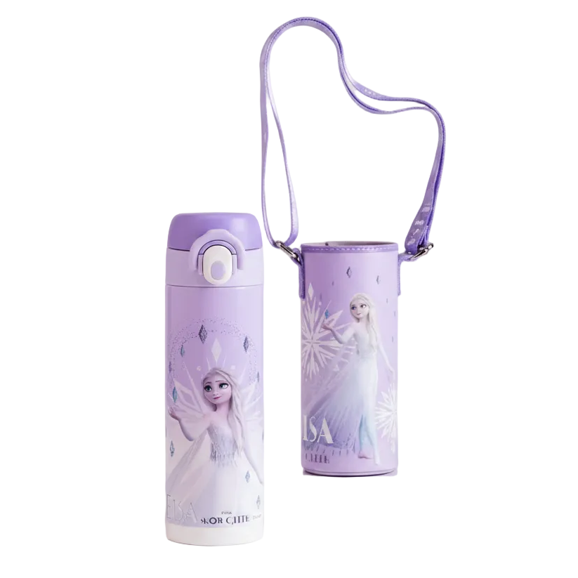 Disney Frozen Elsa 510ml Vacuum Insulated Tumbler with Strap