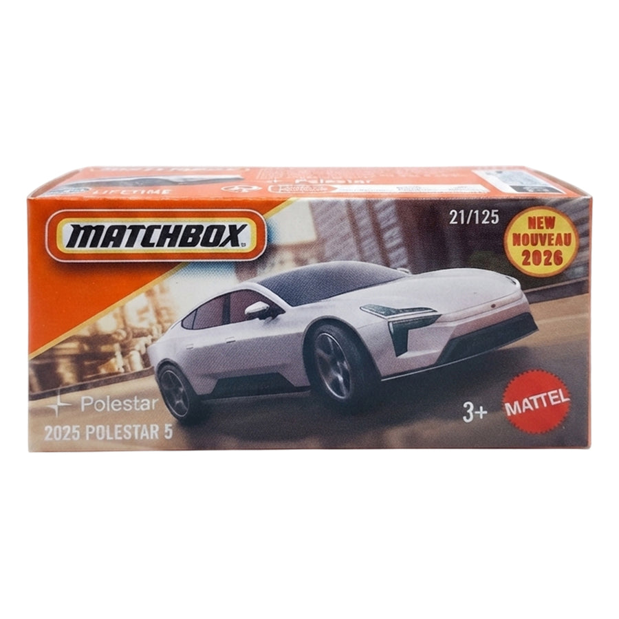 Matchbox 21/125 2025 Polestar 5 1:64 Die-Cast