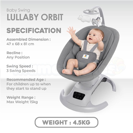 Electric Baby Rocking Chair with Bluetooth