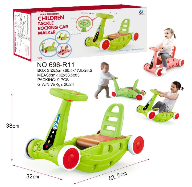 CHILDER TACKLE ROCKER WALKER WITH LIGHT AND MUSIC