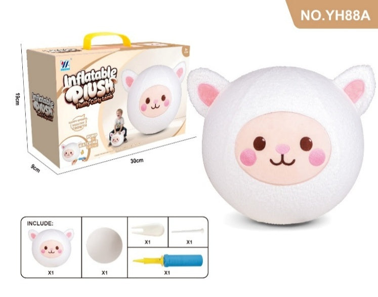 23"PLUSH SHEEP INFLATABLE BOUNCY BALL