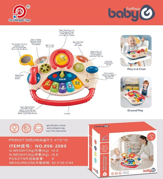 BABY PIANO WITH LIGHT AND MUSIC