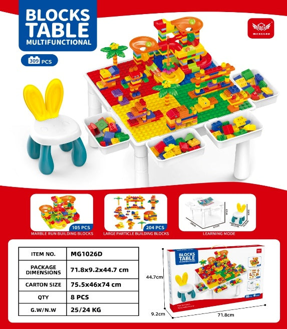 309PCS BUILDING BLOCK TABLE