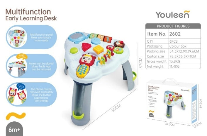 MULTI-FUNCTIONAL EARLY EDUCATION LEARNING DESK