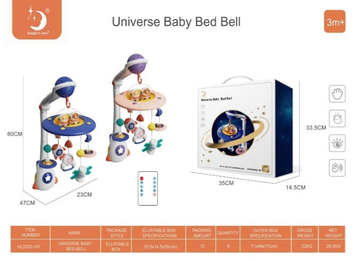 R/C UNIVERSE BABY BED BELL