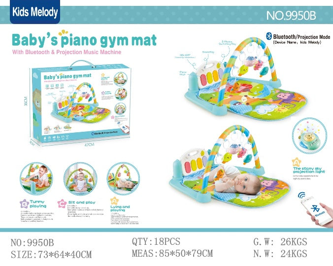 MONKEY OVAL-SHAPED PEDAL PIANO WITH BLUETOOTH