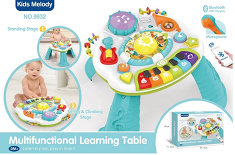 BLUETOOTH LEARING DESK(WITH LIGHT/MUSIC(WITH BATTERY+USB)
