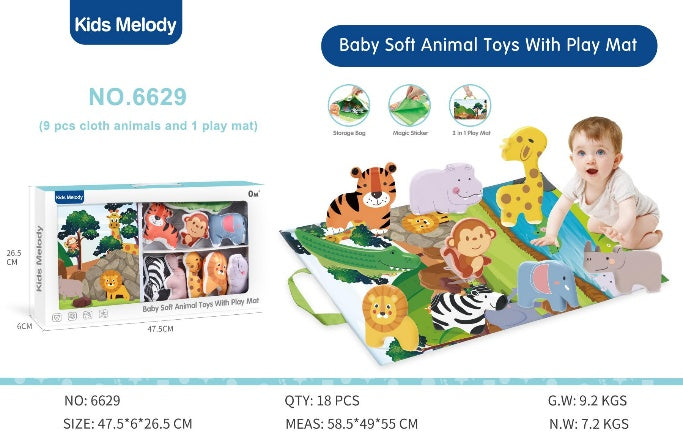 BABY EDUCATIONAL GAME BLANKET
