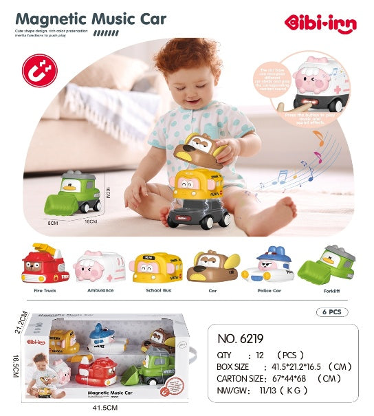 MAGNETIC FRICTION MUSIC CAR