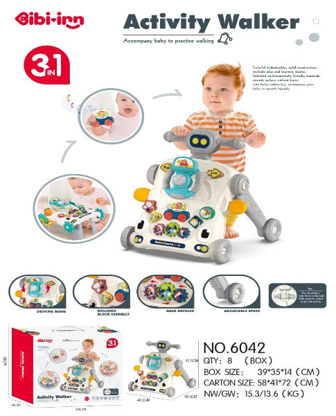 B/O 3-IN-1 BABY WALKER