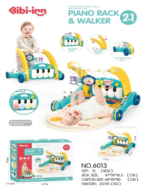 BABY PIANO RACK AND WALKER(WITHOUT BATTERY)