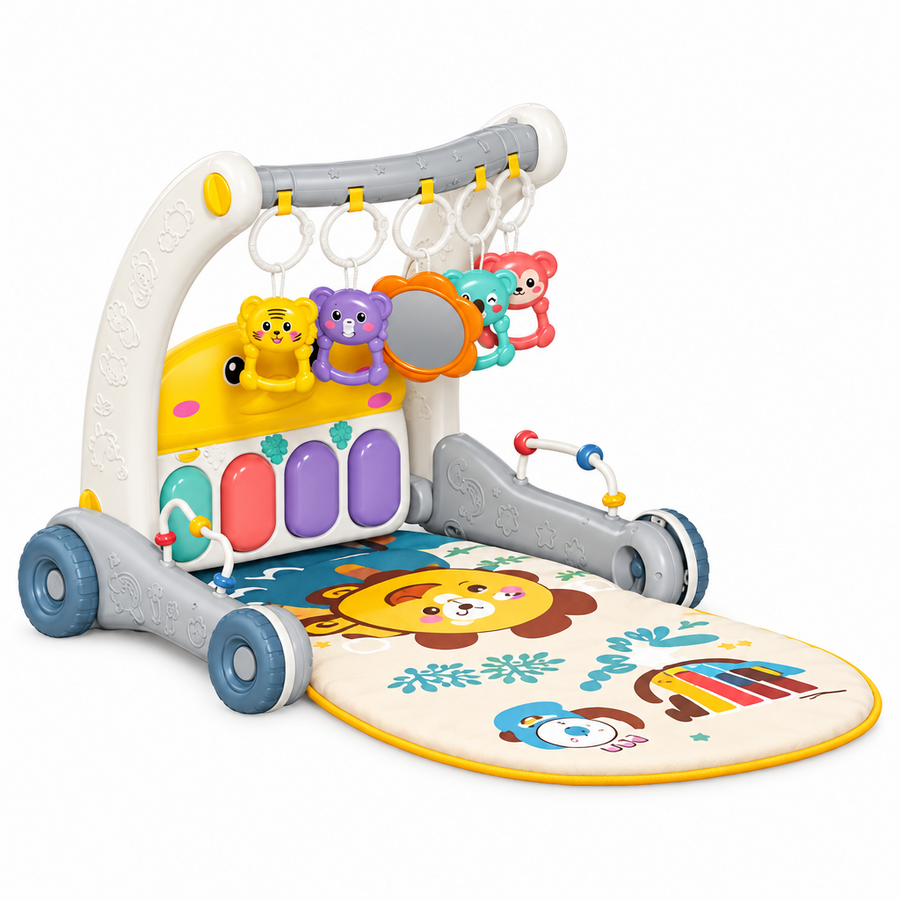 Baby Pedal Piano & Walker 2-in-1