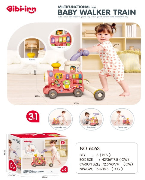 STEAM TODDLER TRAIN 3-IN-1
