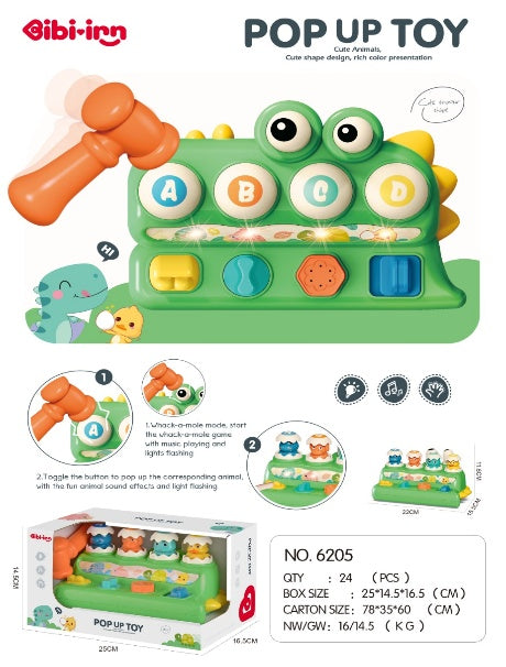 HAMMER TOYS WITH MUSIC/LIGHT