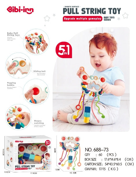 CRAB PULL STRING TOY