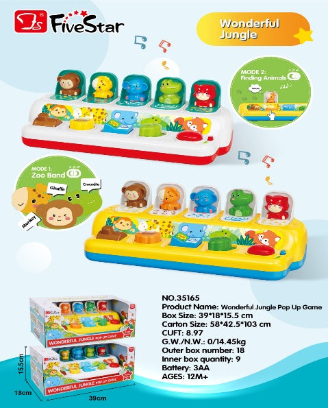 WONDERFUL JUNGLE POP UP GAME