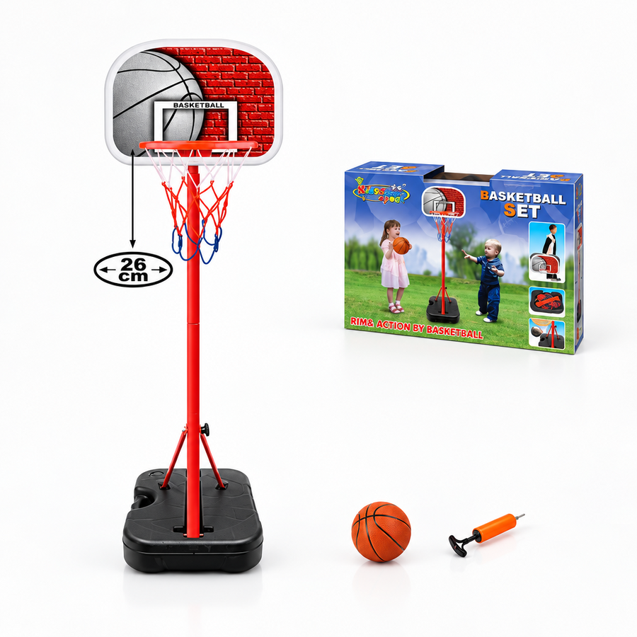 Kids Basketball Stand with Hoop