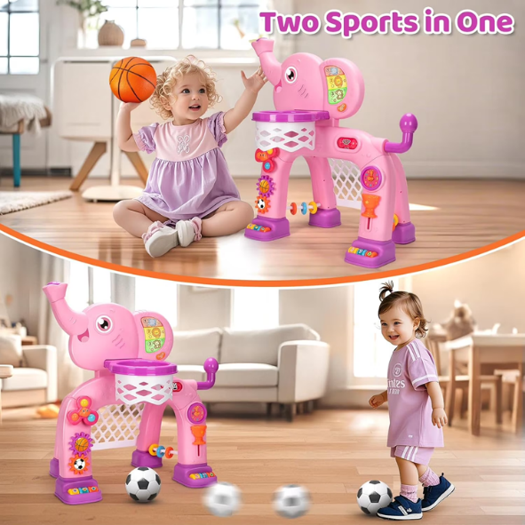 Elephant Basketball Stand – Girls' Style