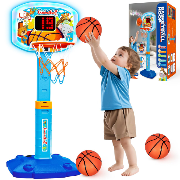 Baby Basketball Stand with Lights