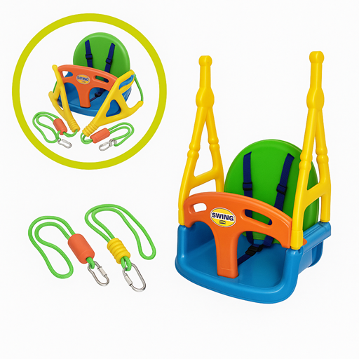Kids Swing Seat with Frame