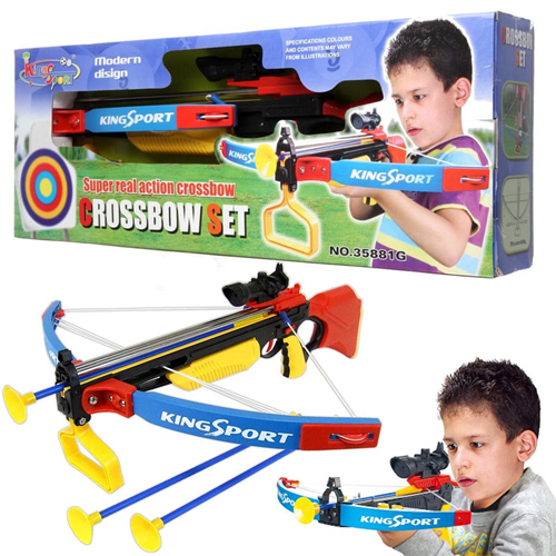 Light-Up Kids Crossbow Set with Batteries