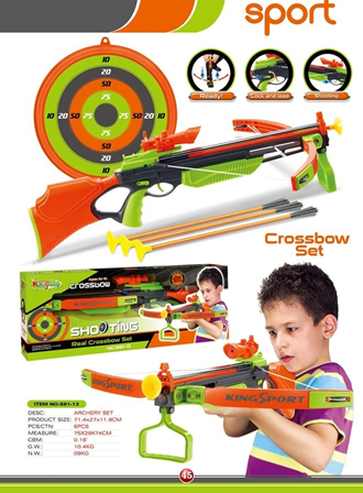 Light-Up Kids Crossbow Set with Batteries