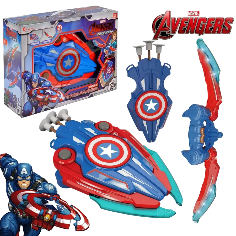 AVENGERS TRANSFORMER SHIELD BOW AND ARROW
