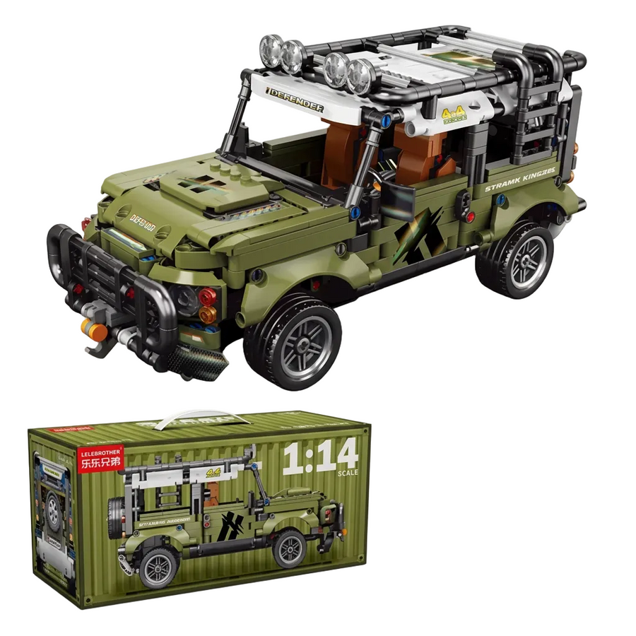 1:14 Scale Pull-Back Supercar Building Blocks Set (768 Pieces)