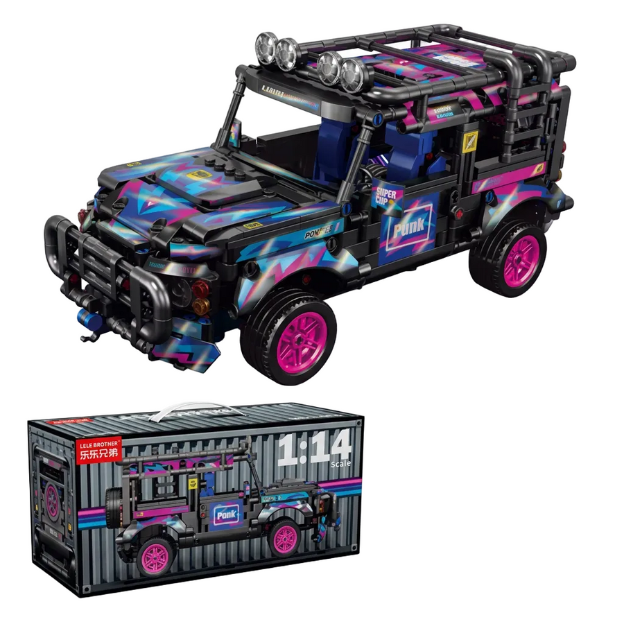 1:14 Scale Pull-Back Supercar Building Blocks Set (768 Pieces)