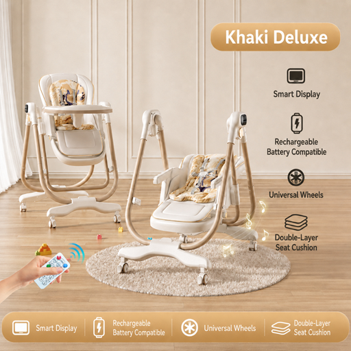 Baby High Chair with Bluetooth Music