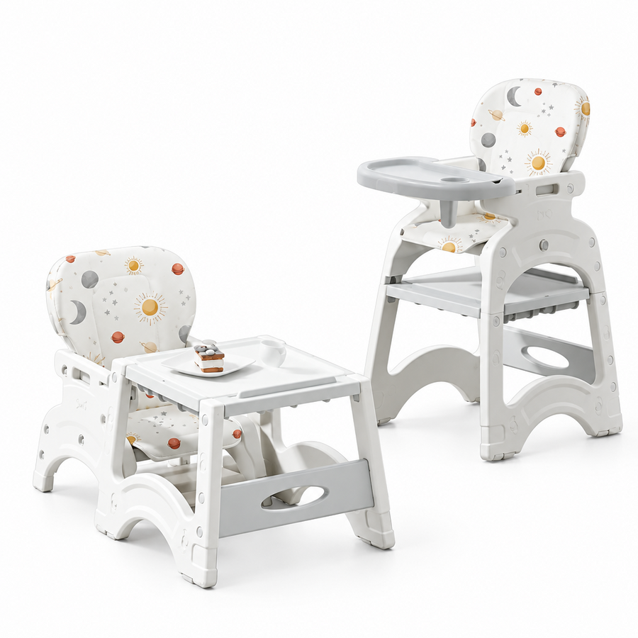 Deluxe Baby Chair and Table 2 in 1 High Chair