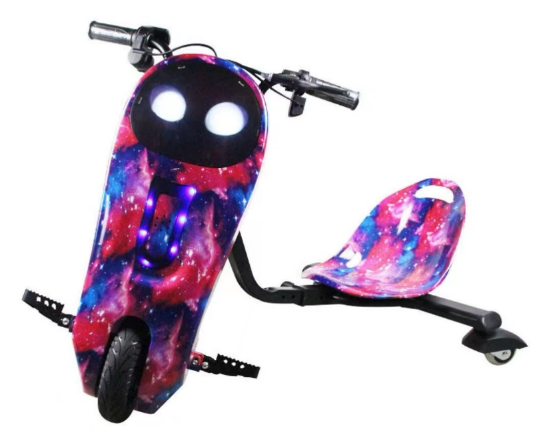 Drift Scooter 8" with Bluetooth, Lights & Shock Absorption