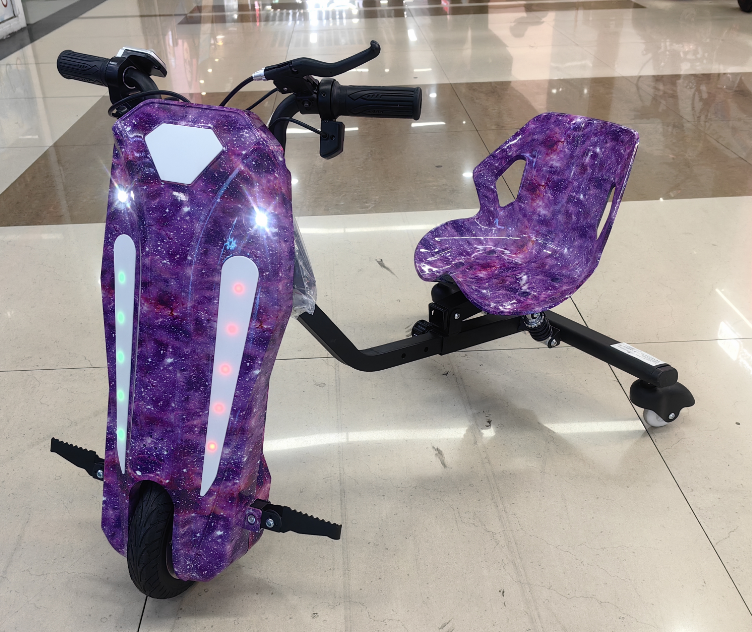 Drift Scooter 8" with Bluetooth, Lights & Shock Absorption