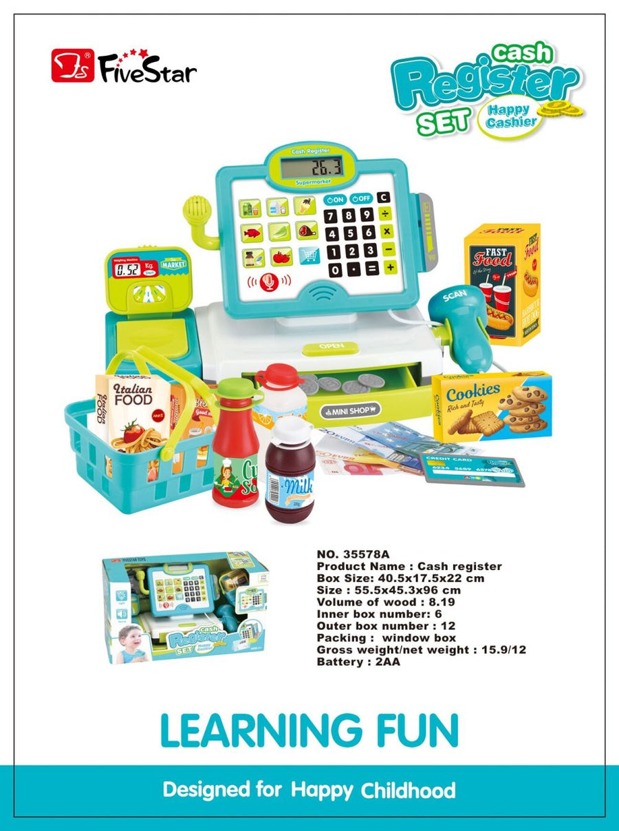 Toy Cash Register Play Set