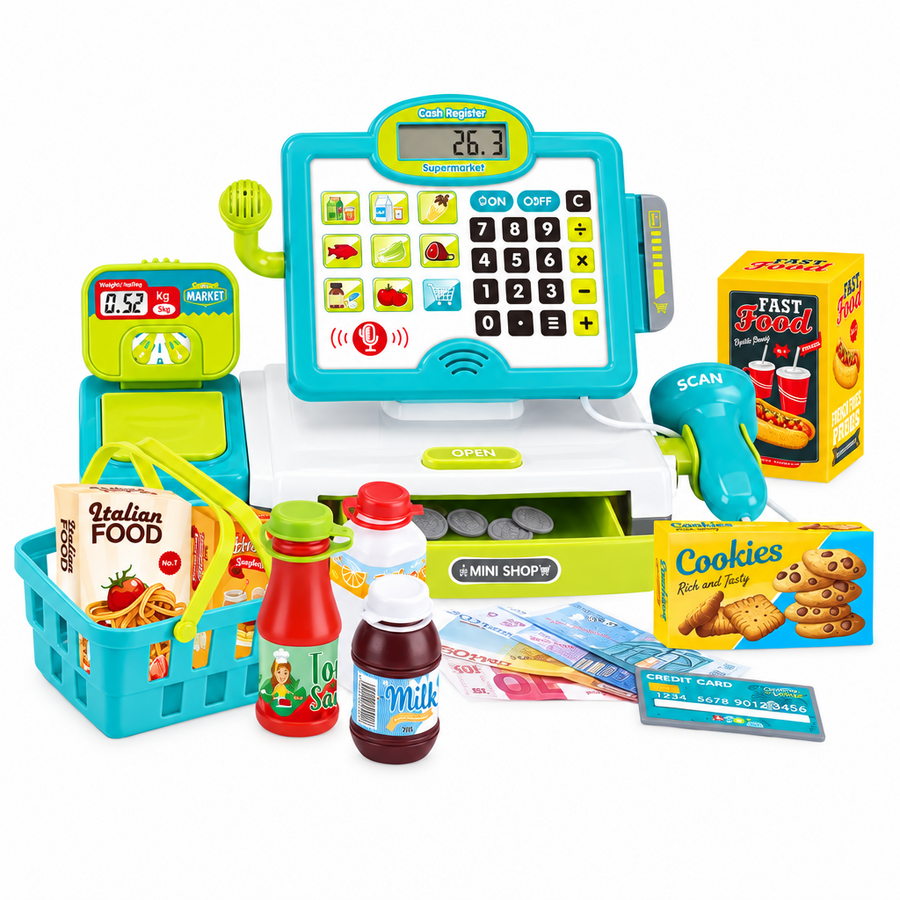 Toy Cash Register Play Set