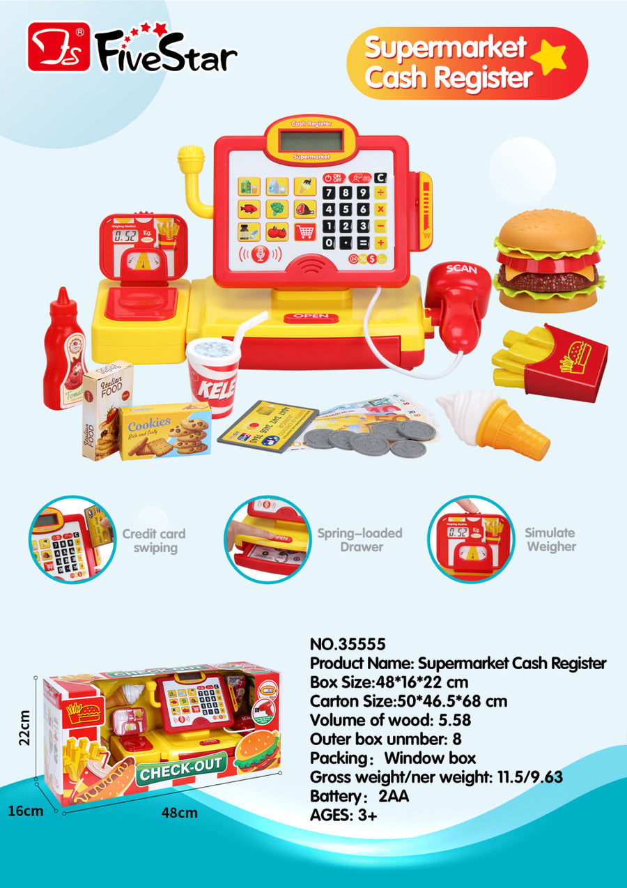 Toy Cash Register Play Set