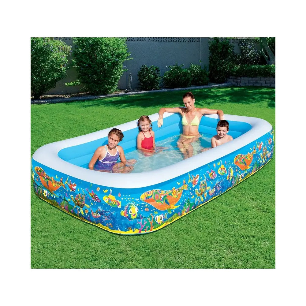 Bestway 54121 Fantasy Family Swimming Pools - 305x183x56cm - BumbleToys - 8-13 Years, Boys, Eagle Plus, Floaters, Girls, Sand Toys Pools & Inflatables