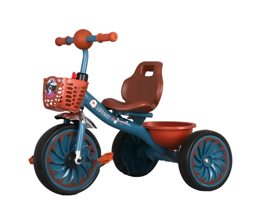 Children's Tricycle Kids' Entertainment Tricycles 76*54*42CM - Blue