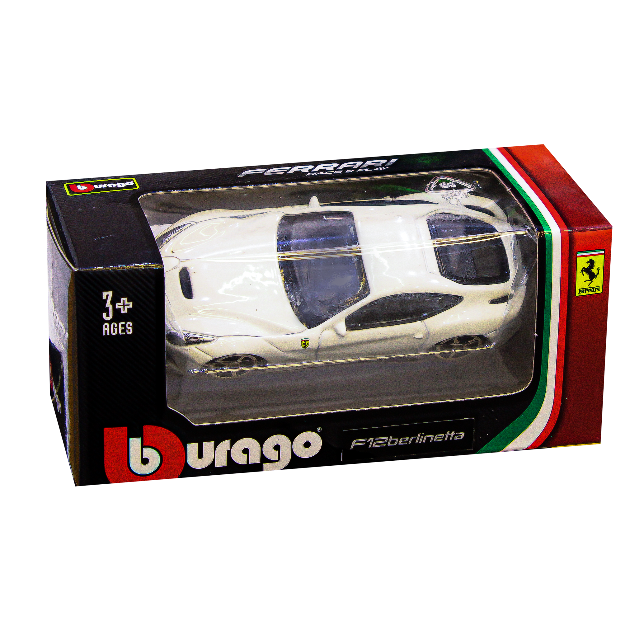 Burago Ferrari Race & Play Car - F12 Berlinetta