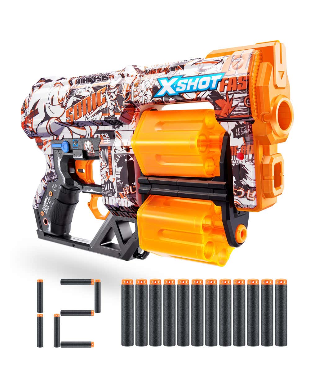 زورو إكس-شوت سكينز سيريز ١ بلاستر دريد سونيك مع ١٢ سهمًا - ريترو