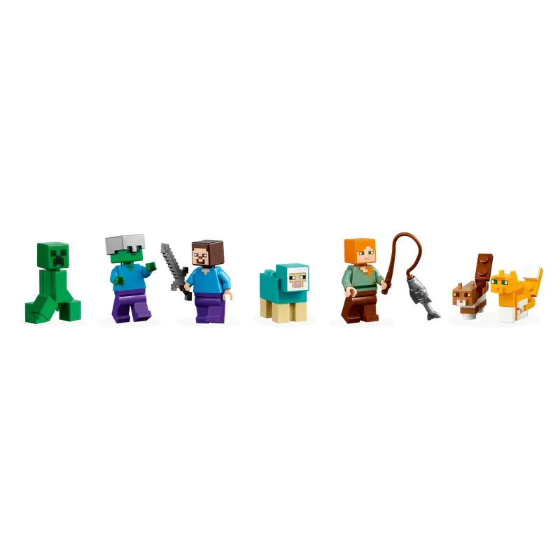 مجموعة ألعاب بناء Minecraft The Crafting Box 4.0 21249 من LEGO، مجموعة لعب مصممة خصيصًا تتميز بمكعبات كلاسيكية وأشكال وإكسسوارات ألعاب، وأدلة نموذجية تثير الإبداع