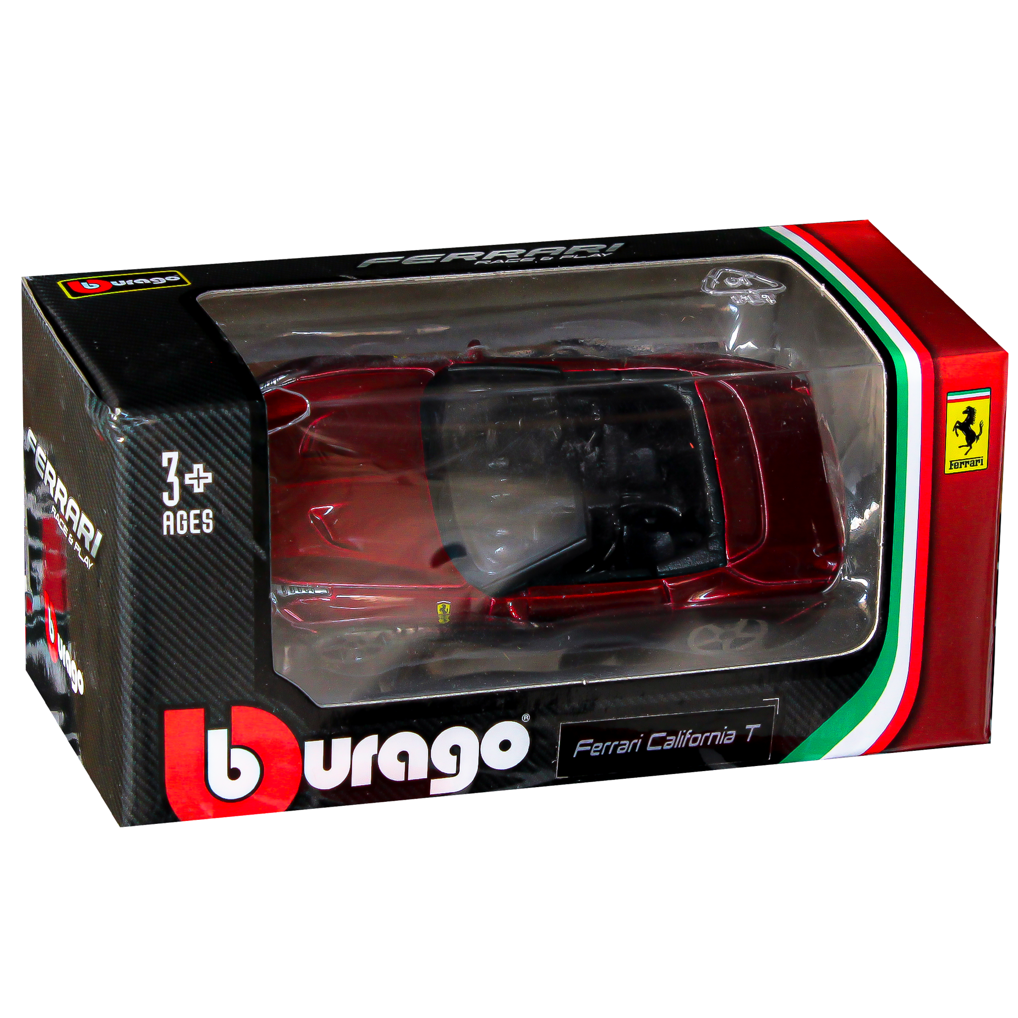 Burago Ferrari Race & Play Car - Ferrari California T