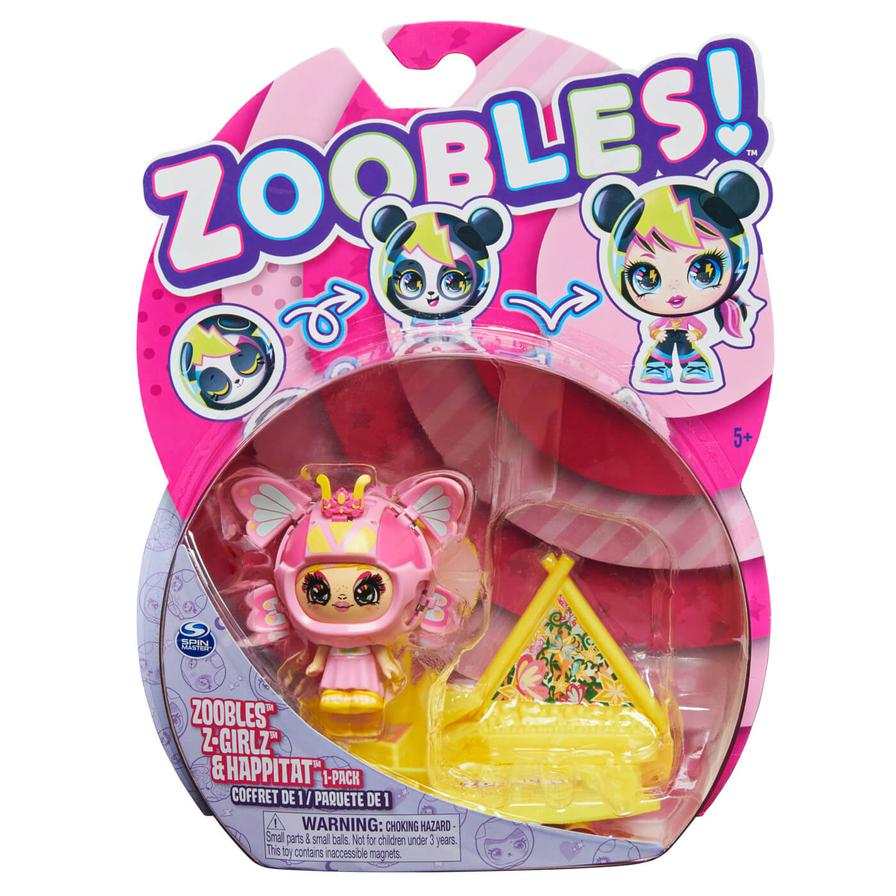 Zoobles Z-Girlz Figure  1 Pack ( Characters May vary)