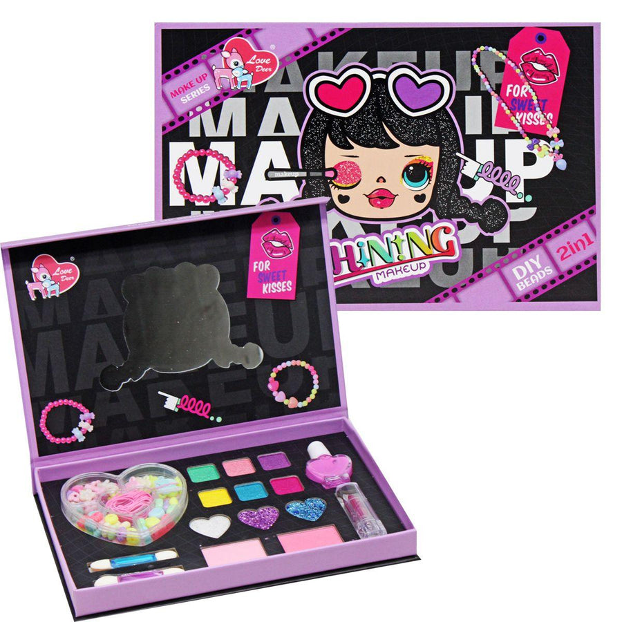 CHILDREN'S COSMETICS SET (+ BEADS) MIC (LD6139)