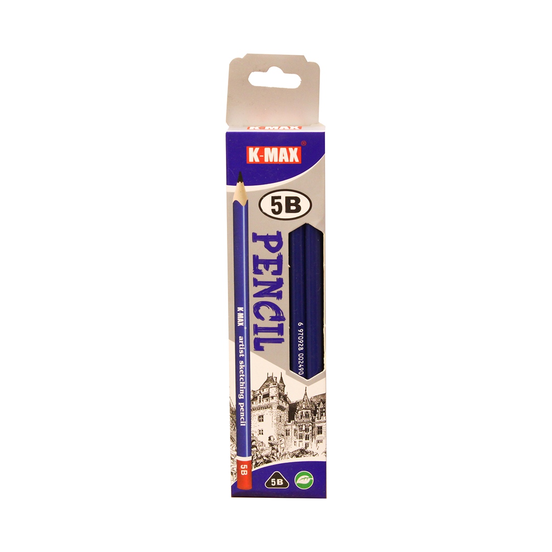 K-MAX artist sketching pencil (5B) - pack of 12