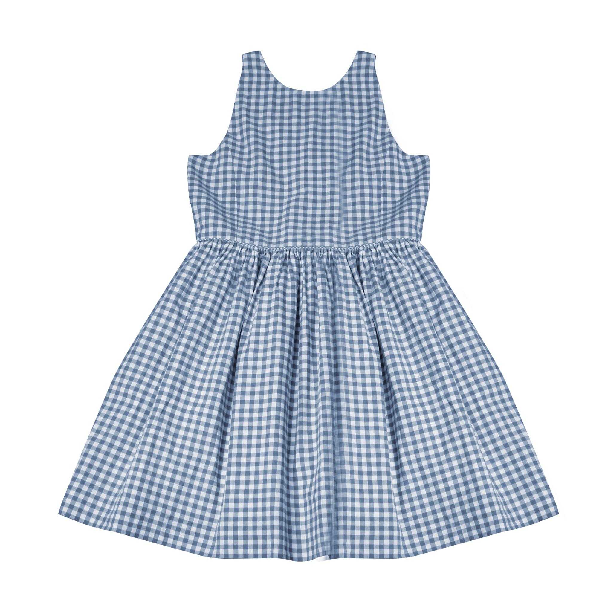Ralph Lauren Kids Gingham Blue/White Dress - Size 10 - 3alababak