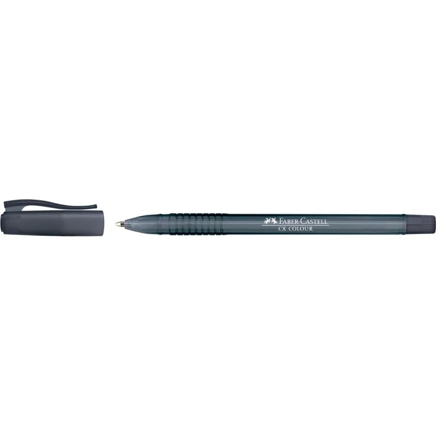 Faber-Castell CX-7 Ballpoint Pen (0.7mm, Set of 10 Pieces, Black)