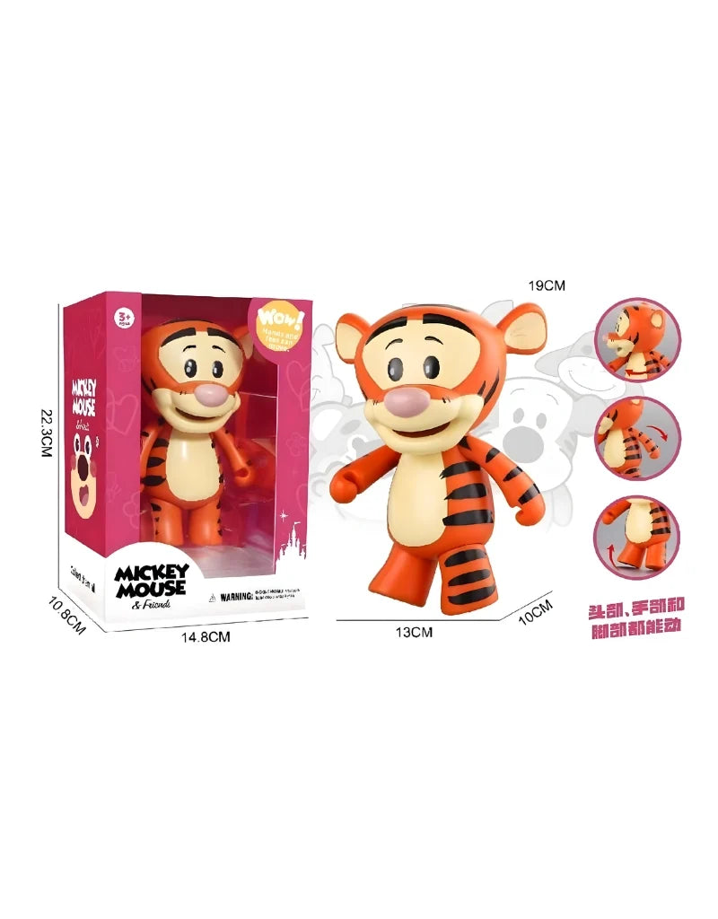 Disney Tigger Poseable Action Figure Toy (19cm) - 7801