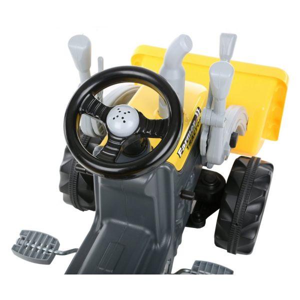 Dolu Tractor Pedal Excavator For kids – BumbleToys