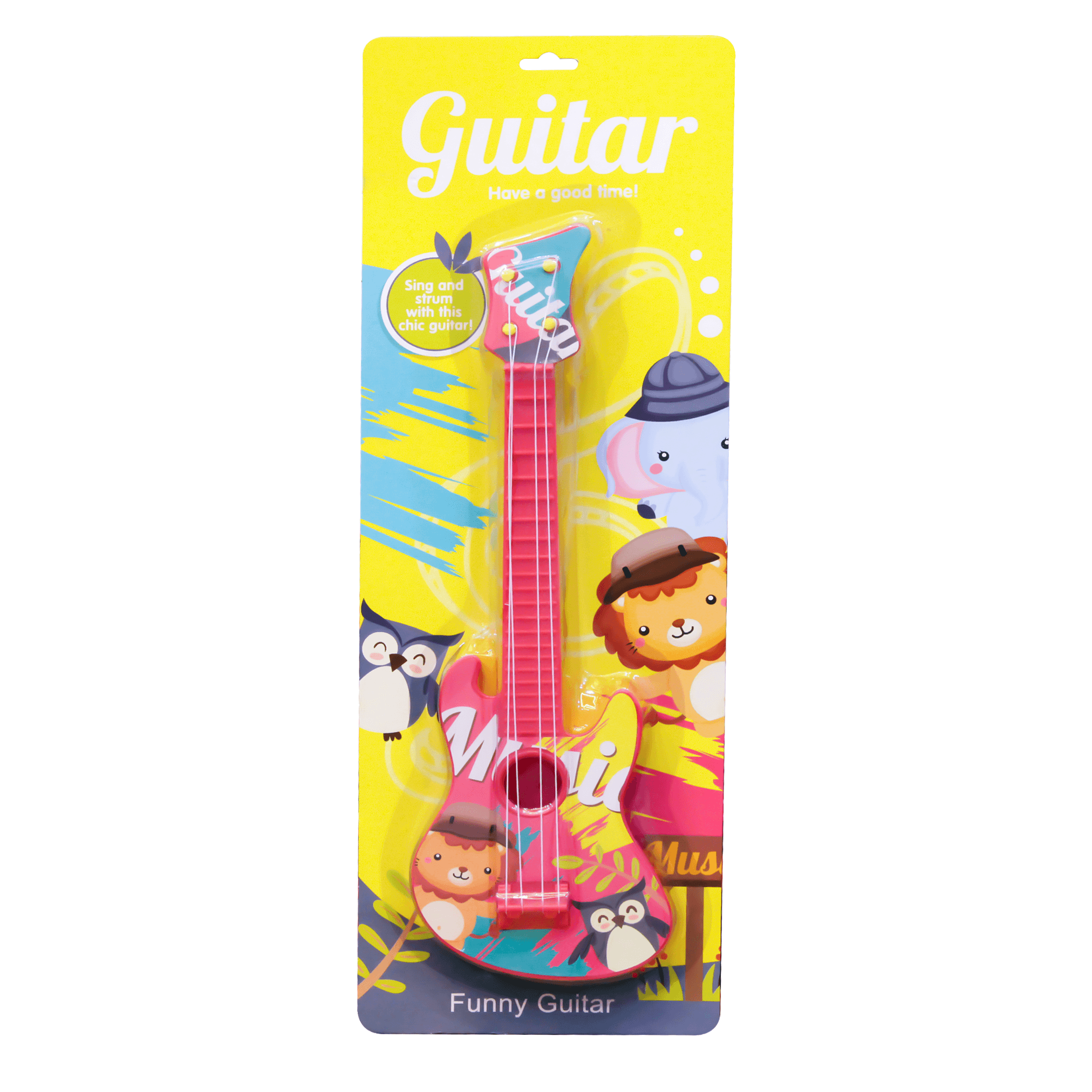 Funny and chic music guitar - colors may vary